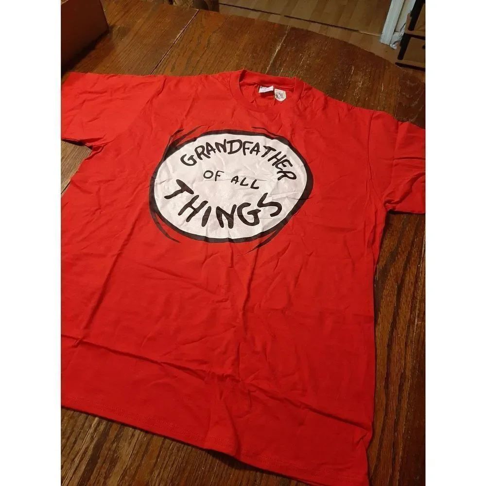 New XL Short Sleeve Cotton Grandfather of All Things Tee T-Shirt Top NWT